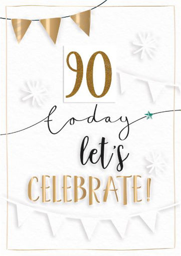 Picture of 90 TODAY BIRTHDAY CARD